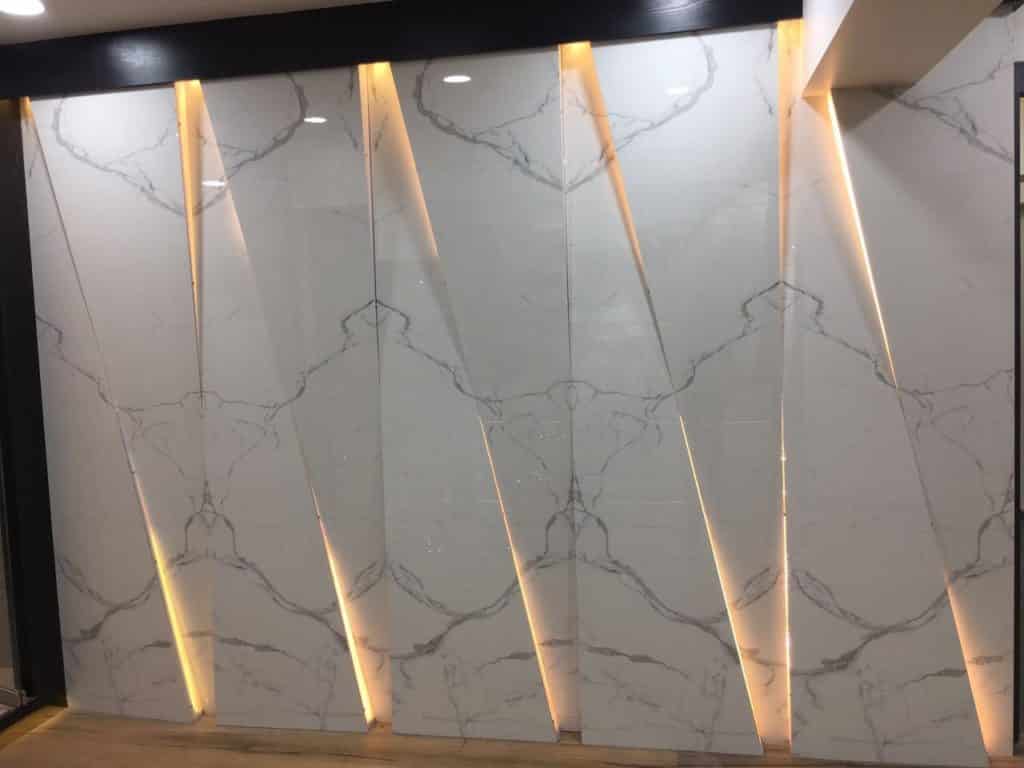 Veneer marble wall cladding