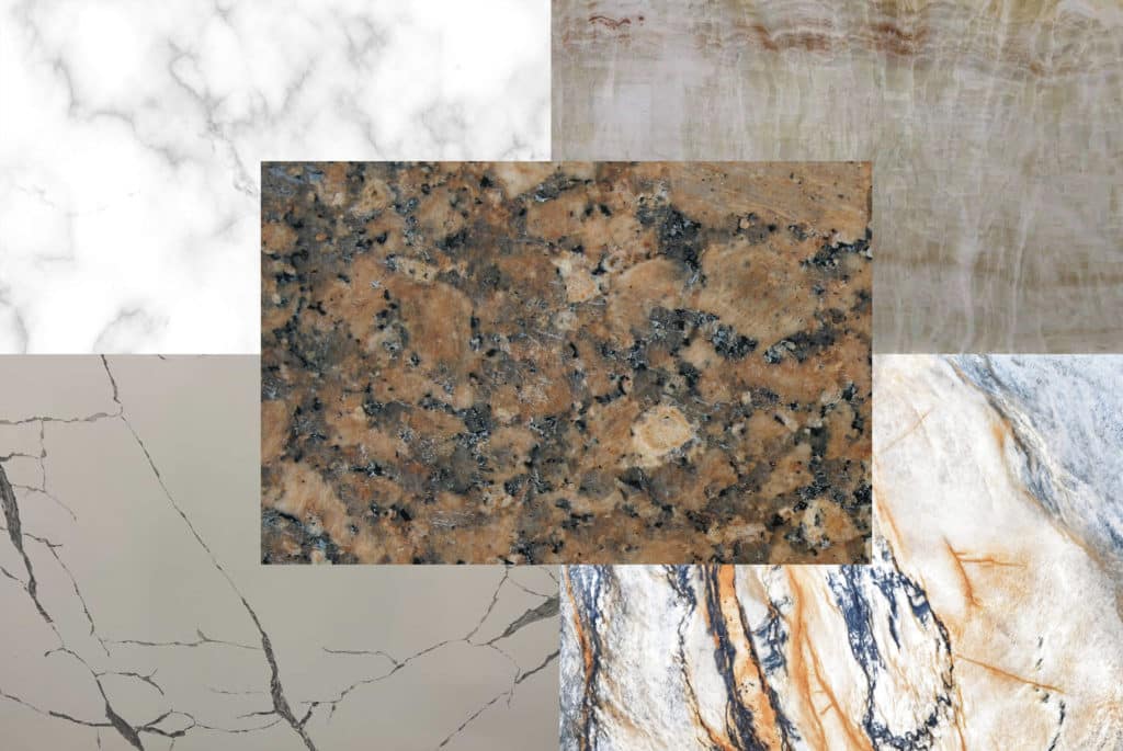 Different kinds of countertops