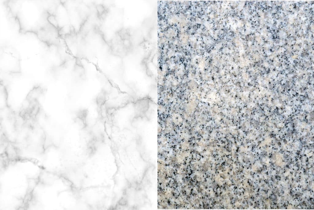 Is granite the same as marble?