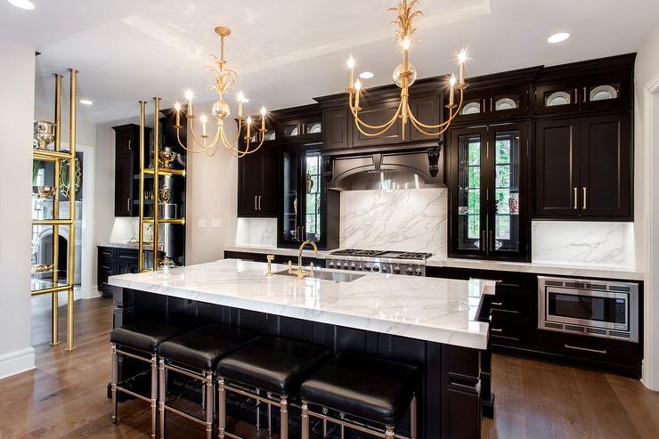Black and White Marble Countertops