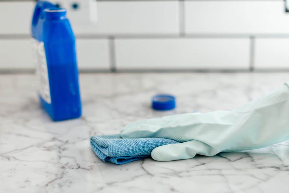 How to disinfect marble countertops
